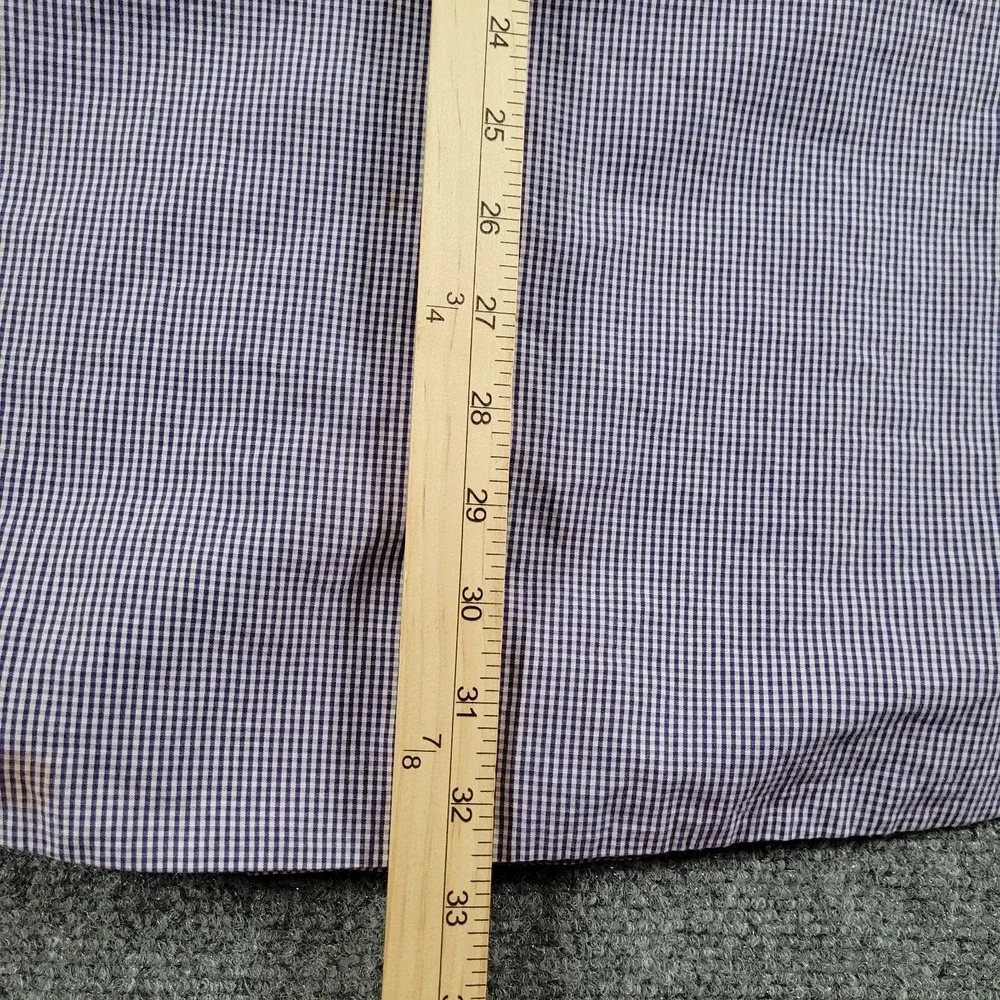 Ralph Lauren Shirt Men 17-36/37 Yarmouth Purple Check Button Down Pony Hong Kong - Picture 4 of 9
